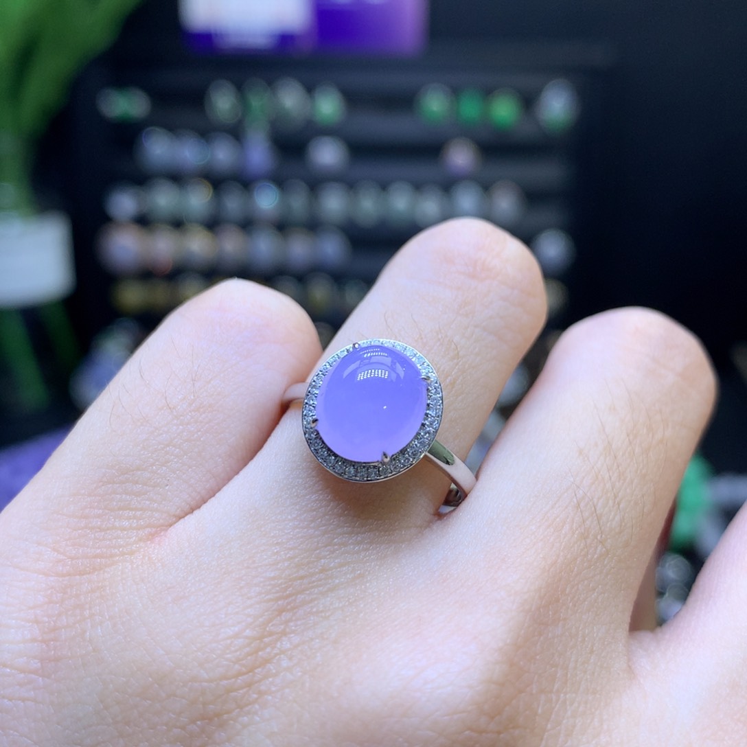 翡翠颈饰18K金镶嵌天然