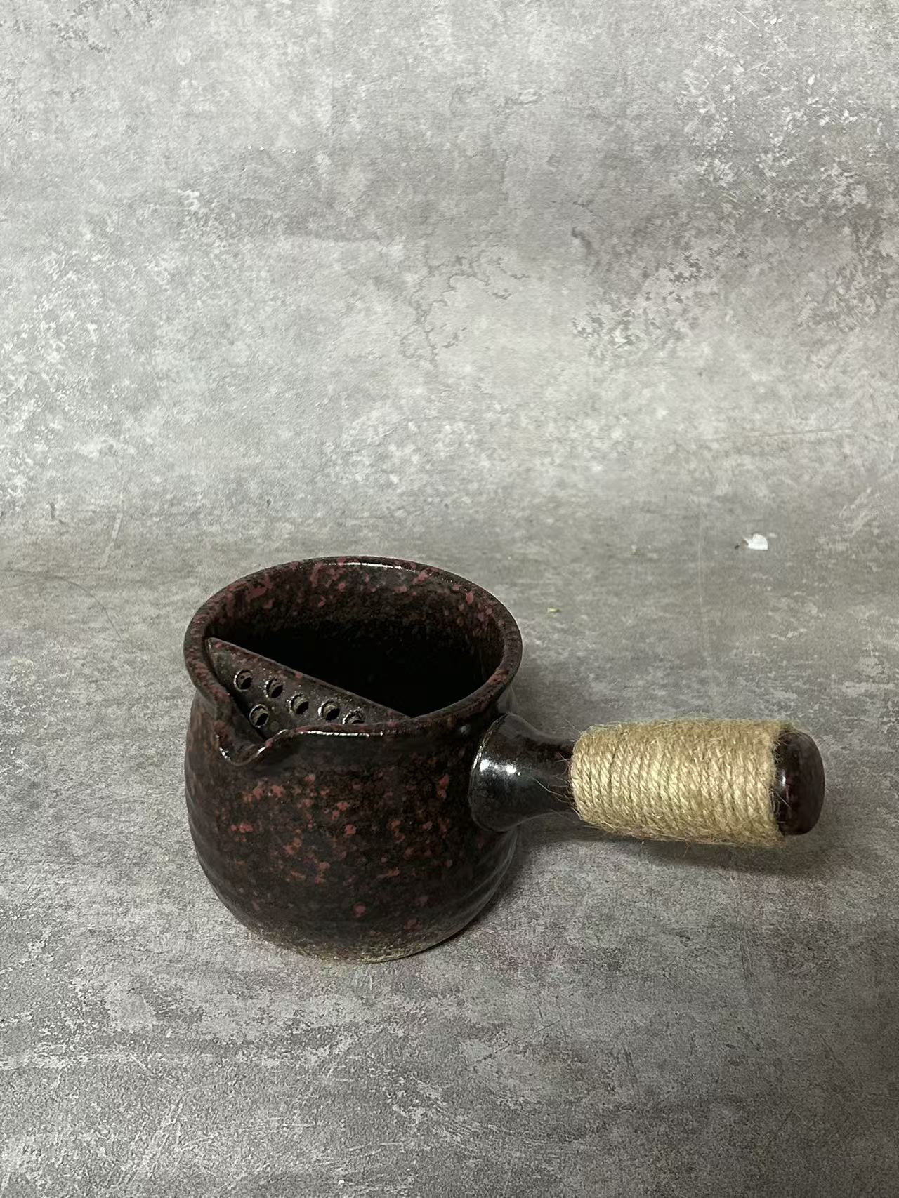 复古手作-金玉满堂系列-侧把罐瓦壶