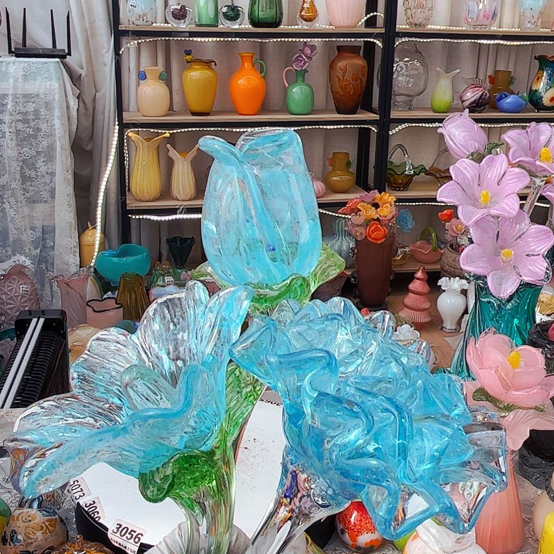 3朵花家悦琉璃工艺品