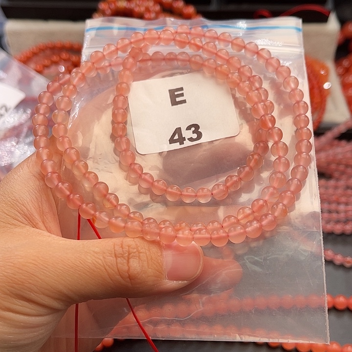 南红玛瑙未镶嵌多样性发货默认微瑕称重5mm