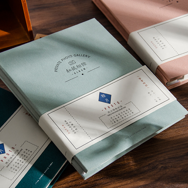 青禾纪私藏相馆定制照片情侣家庭大容量亲子diy相册覆膜相册本