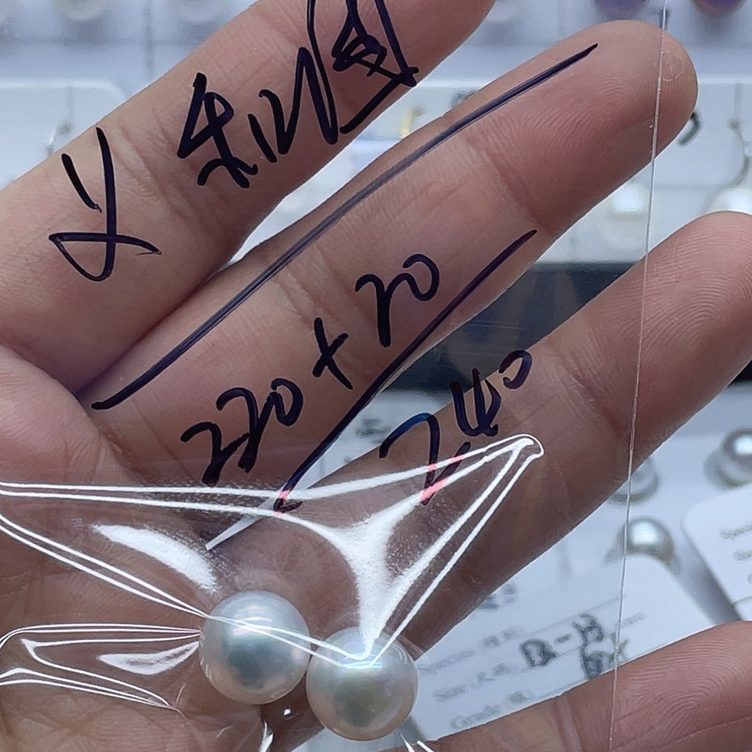 银S925镶嵌耳饰淡水珍珠