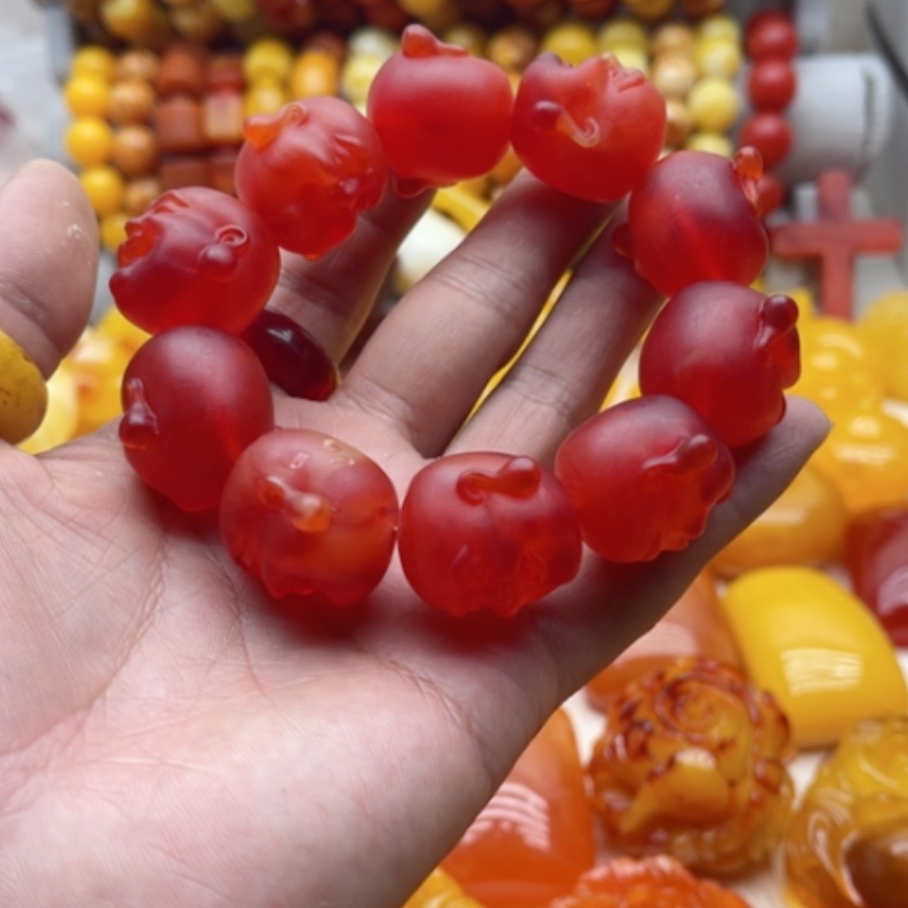 【闪购商品】蜜蜡项链未镶嵌蜜蜡手串佛头