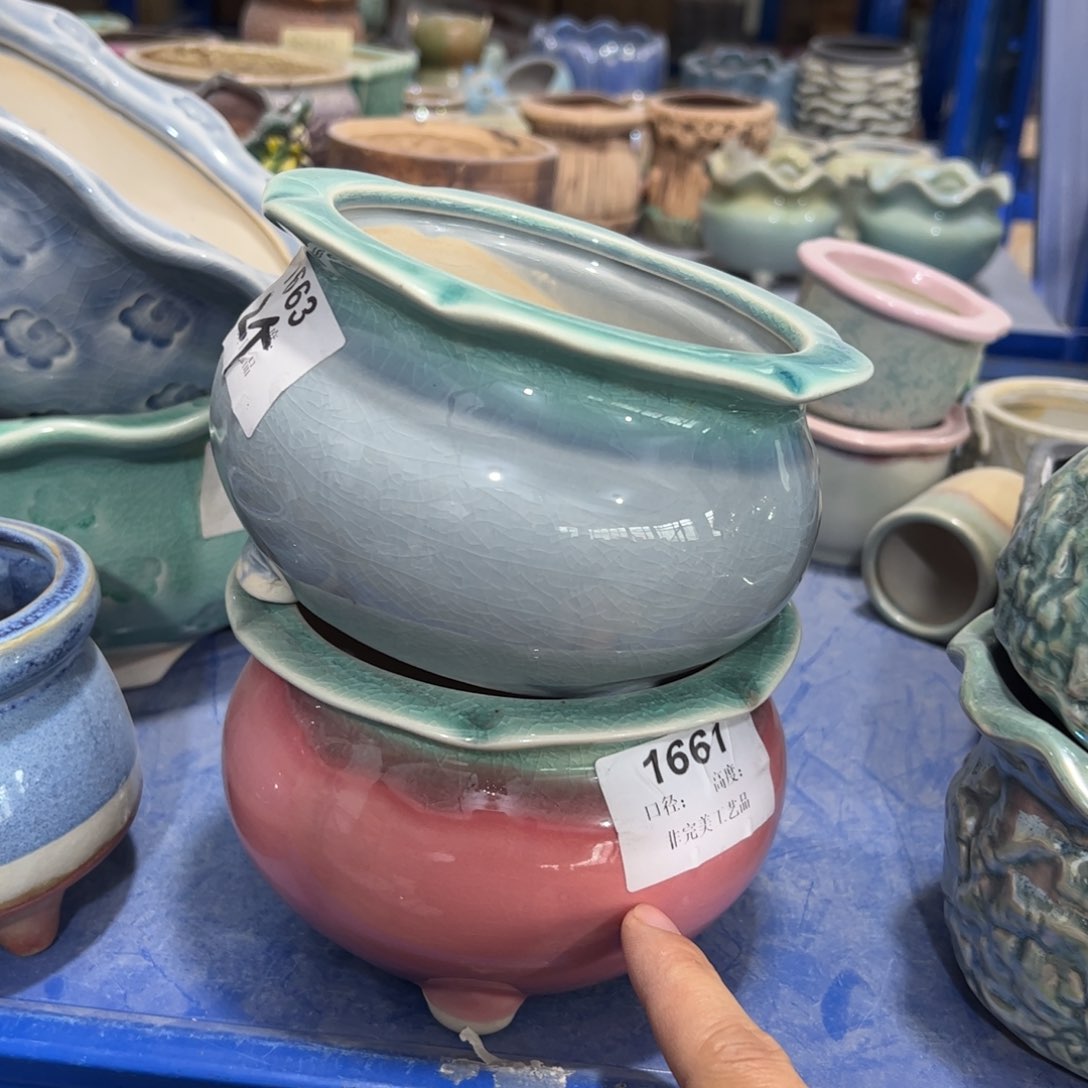 陶瓷多肉花盆陶瓷@@1663