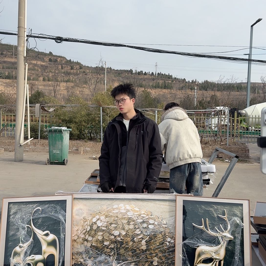 横款发财树608012080金框