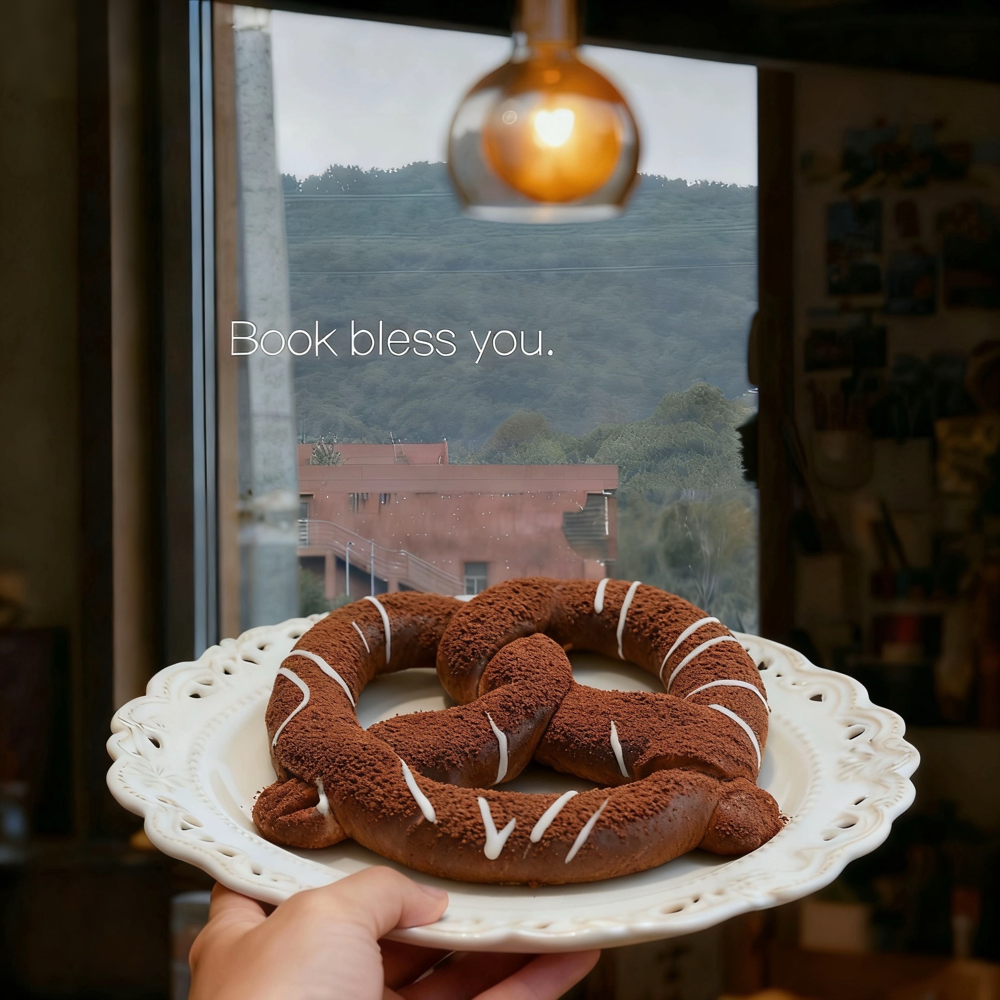 法式巧克力抹茶碱水结面包