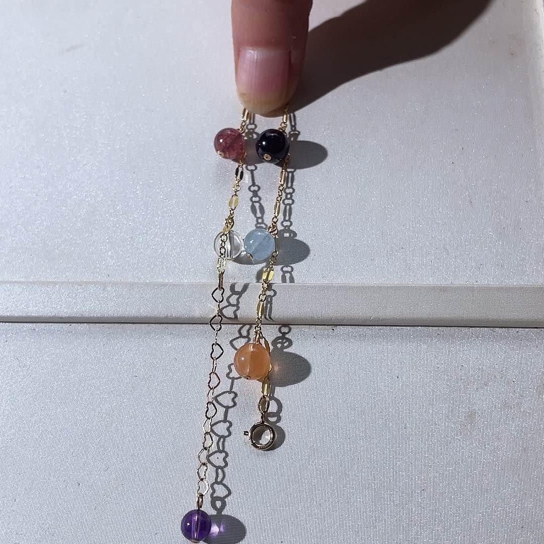 合金手链水晶多宝手链