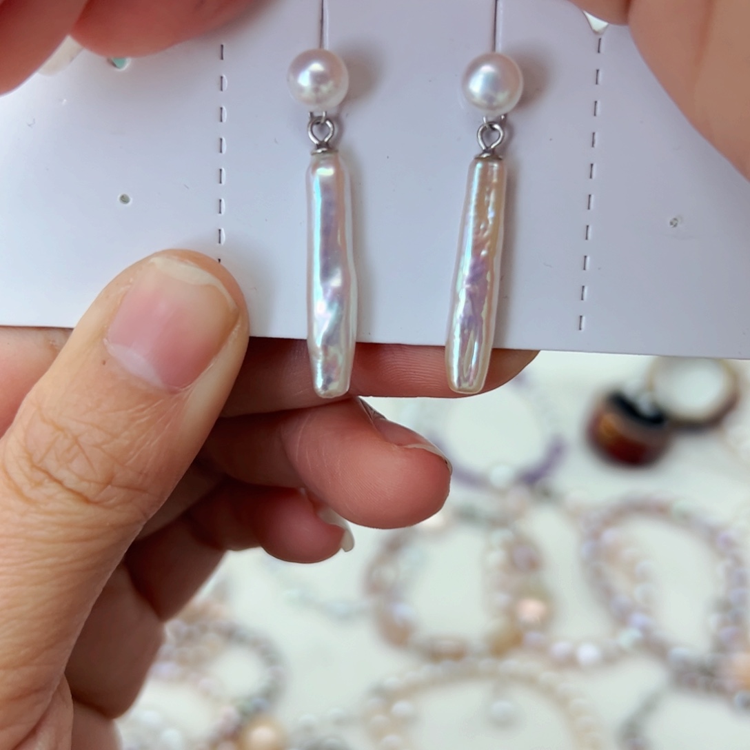 淡水珍珠珍珠 特价银S925镶嵌