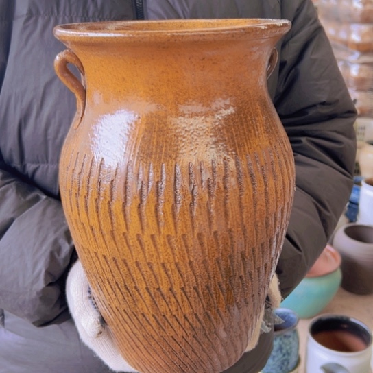 紫砂花盆高32口20—————