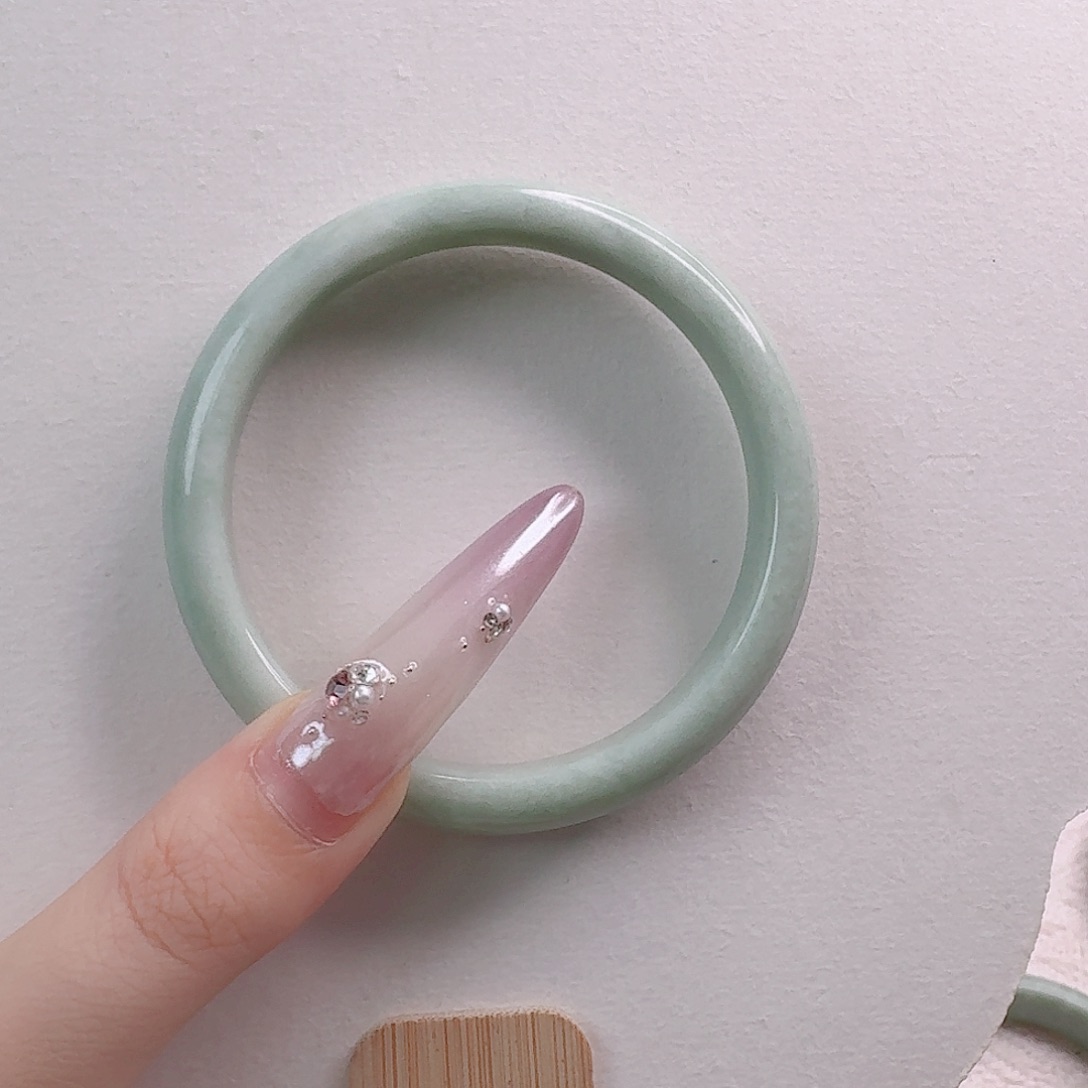 3***4蓝田玉（蛇纹石化大理石玉）手镯未镶嵌