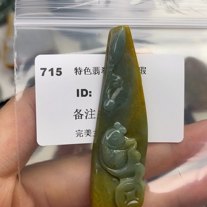 颈饰未镶嵌翡翠吊坠