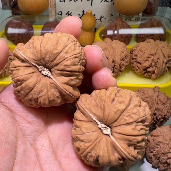 顺***水把件文玩核桃南瓜墩