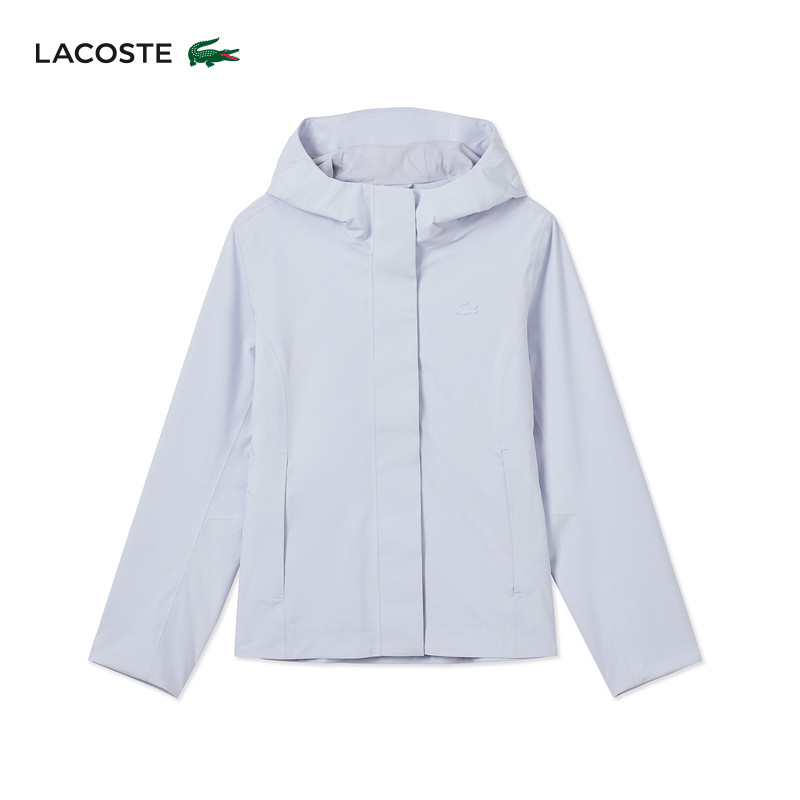 LACOSTE法国鳄鱼女装2026网球胶囊系列时尚连帽拉链外套|BF0746