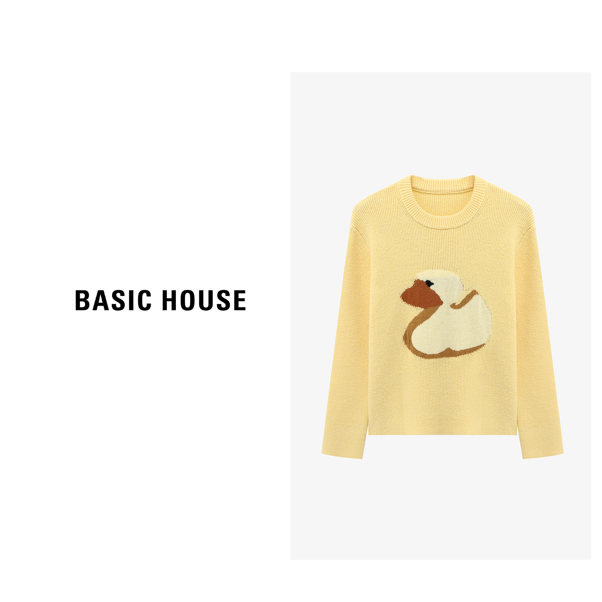 【赵老板专享】Basic House/百家好秋冬时尚百搭毛衣B06245C4972