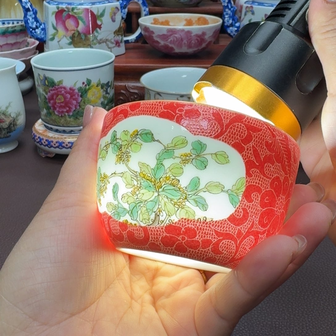 瓷片景德镇仿古手工制作精品展示