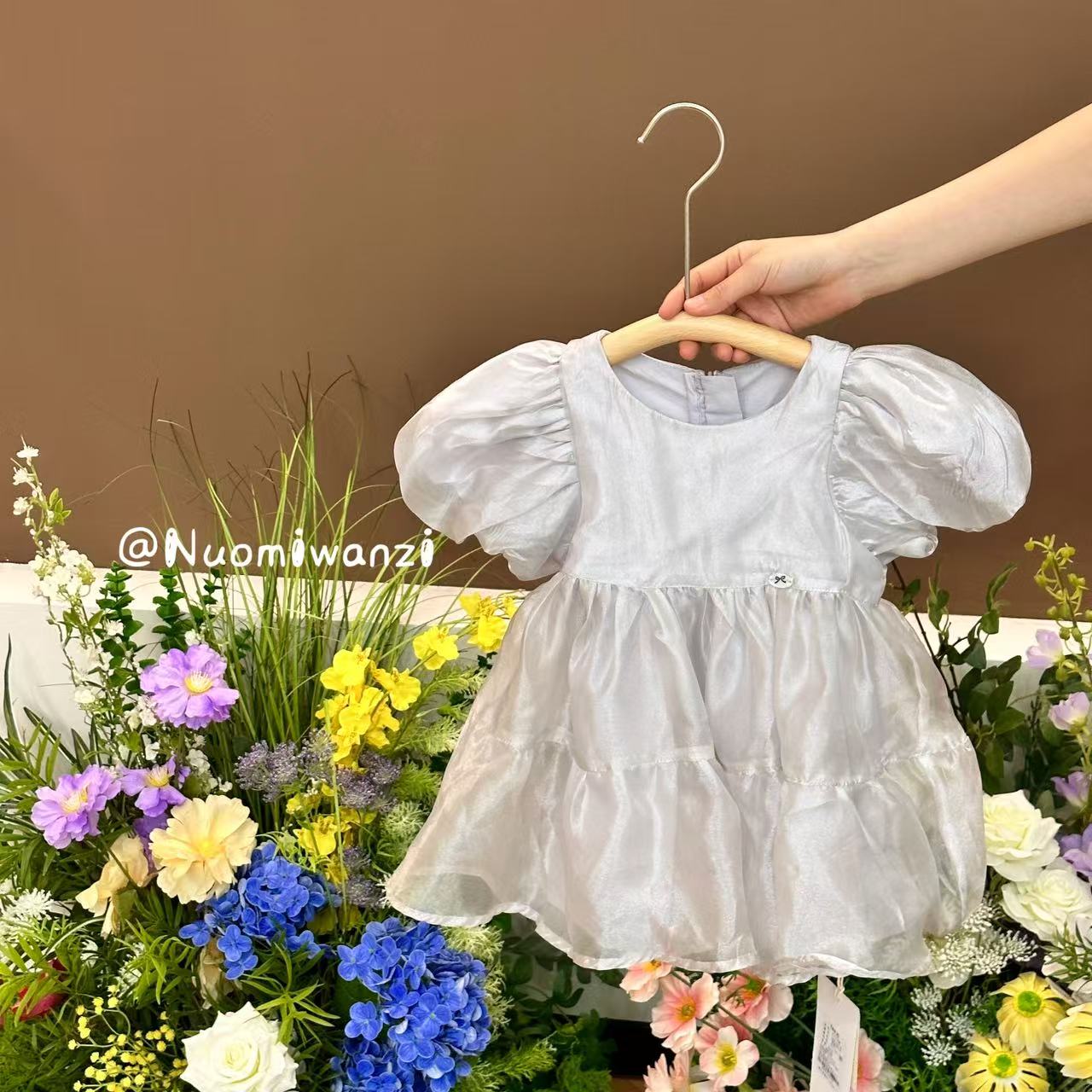 FX-1217儿童时尚洋气百搭水中月长裙（夏款）