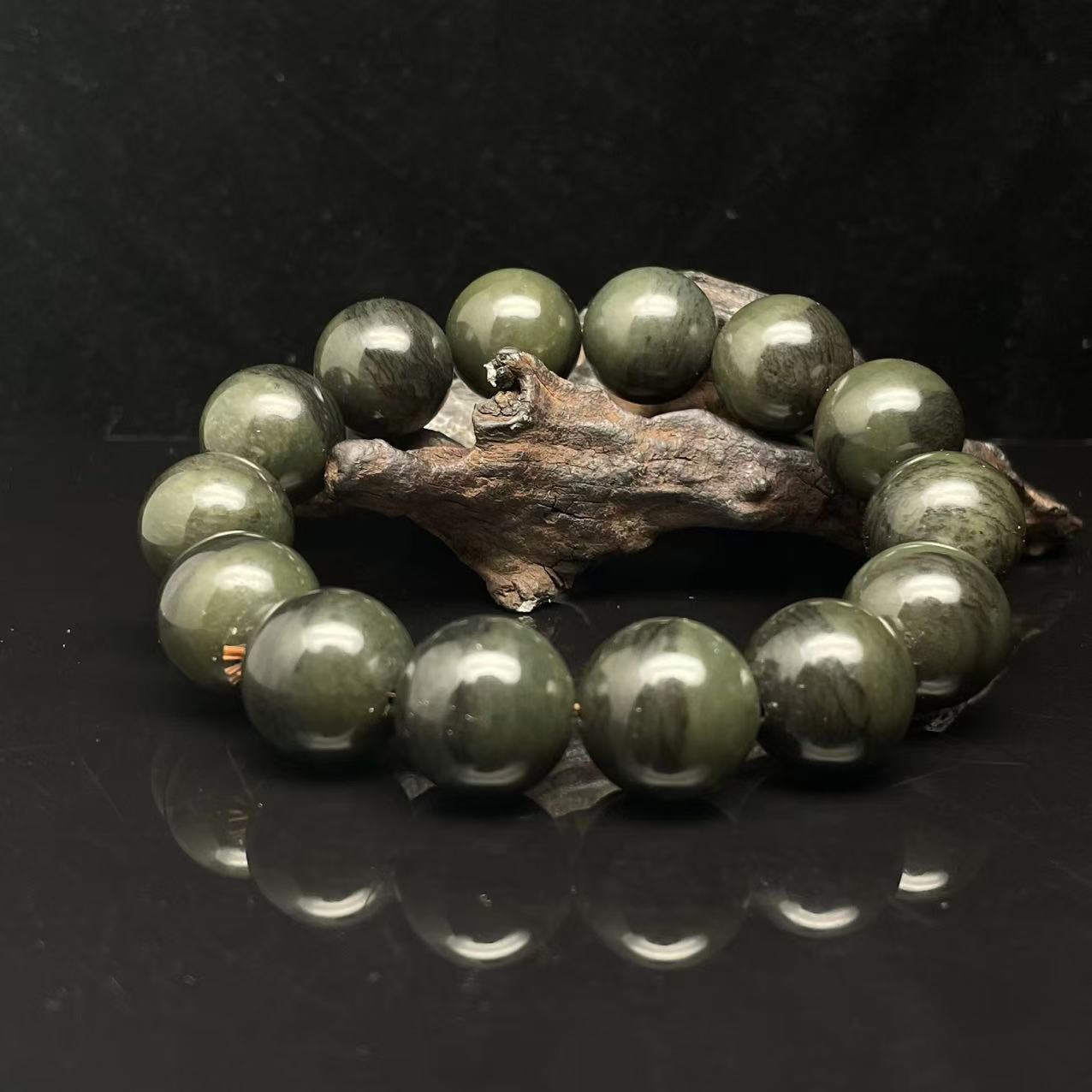 A2050  和田玉手串  QQ331203  