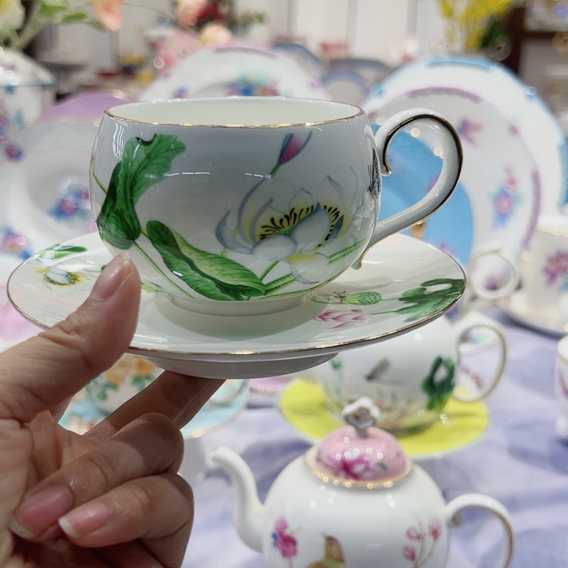 【闪购商品】36%以上骨粉骨瓷咖啡杯200ml