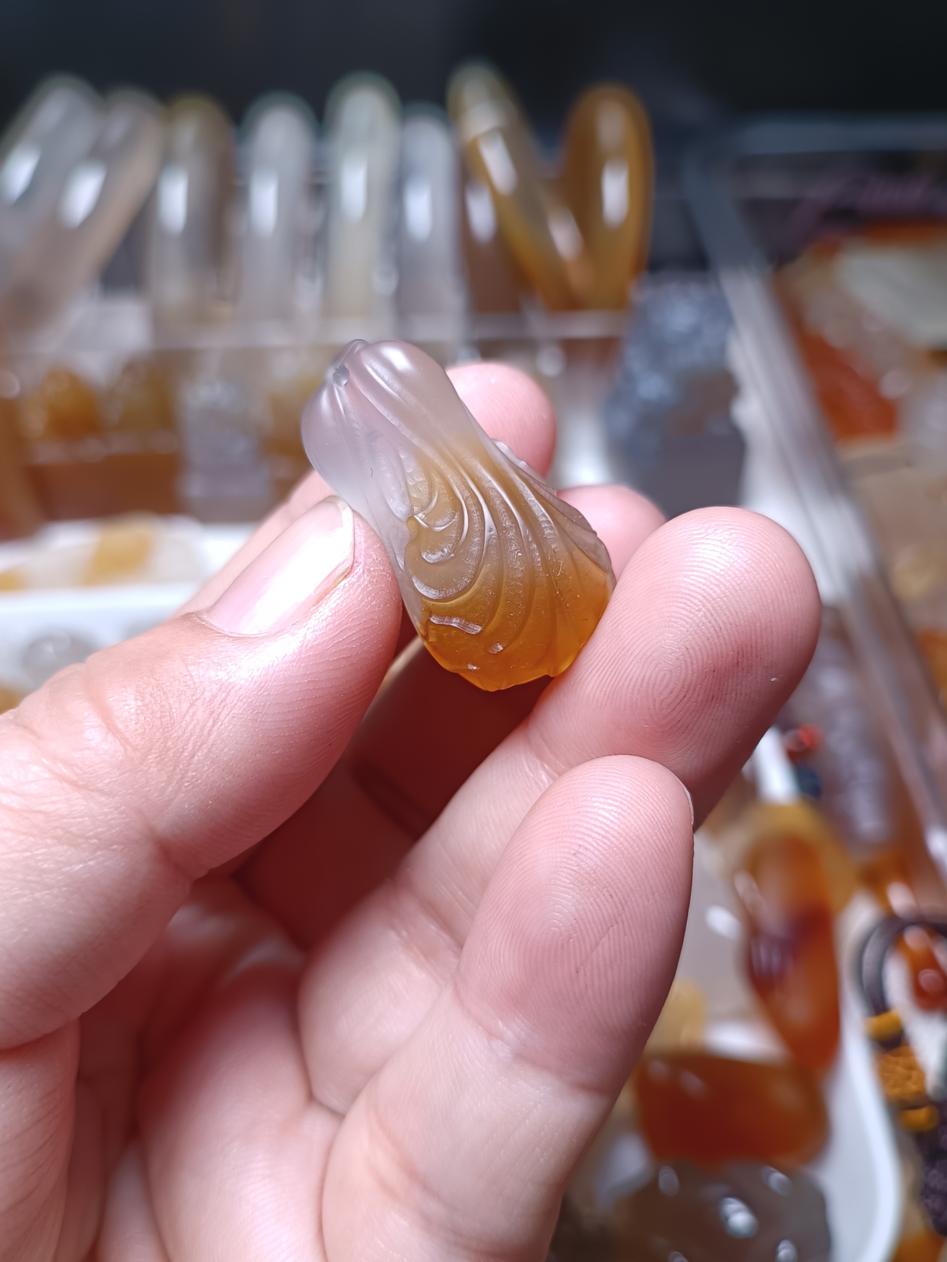 北红玛瑙白菜吊坠直播间专拍，盲拍不发货