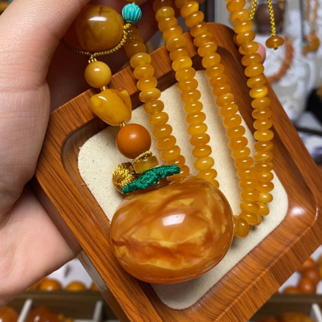 【闪购商品】蜜蜡颈饰未镶嵌项链