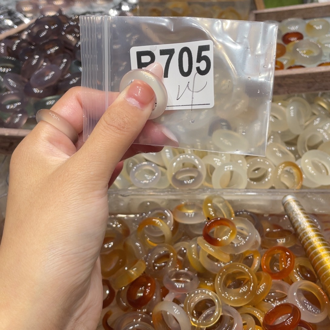 玛瑙/玉髓未镶嵌戒指705