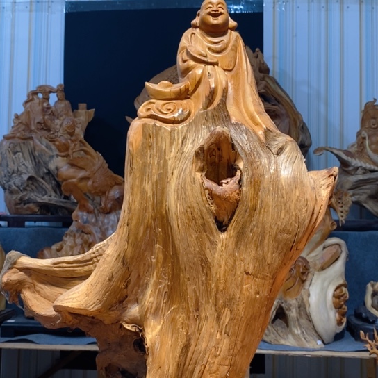 柏木（崖柏）根雕摆件