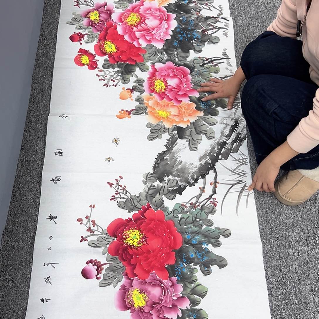 国画纯手绘字画教程分享