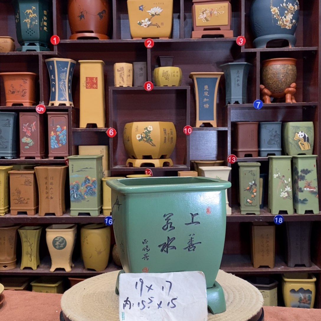 紫砂花盆紫砂花盆