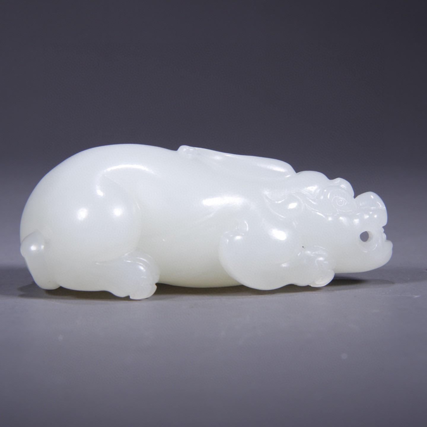 清代 和田玉貔貅挂件 G高28332