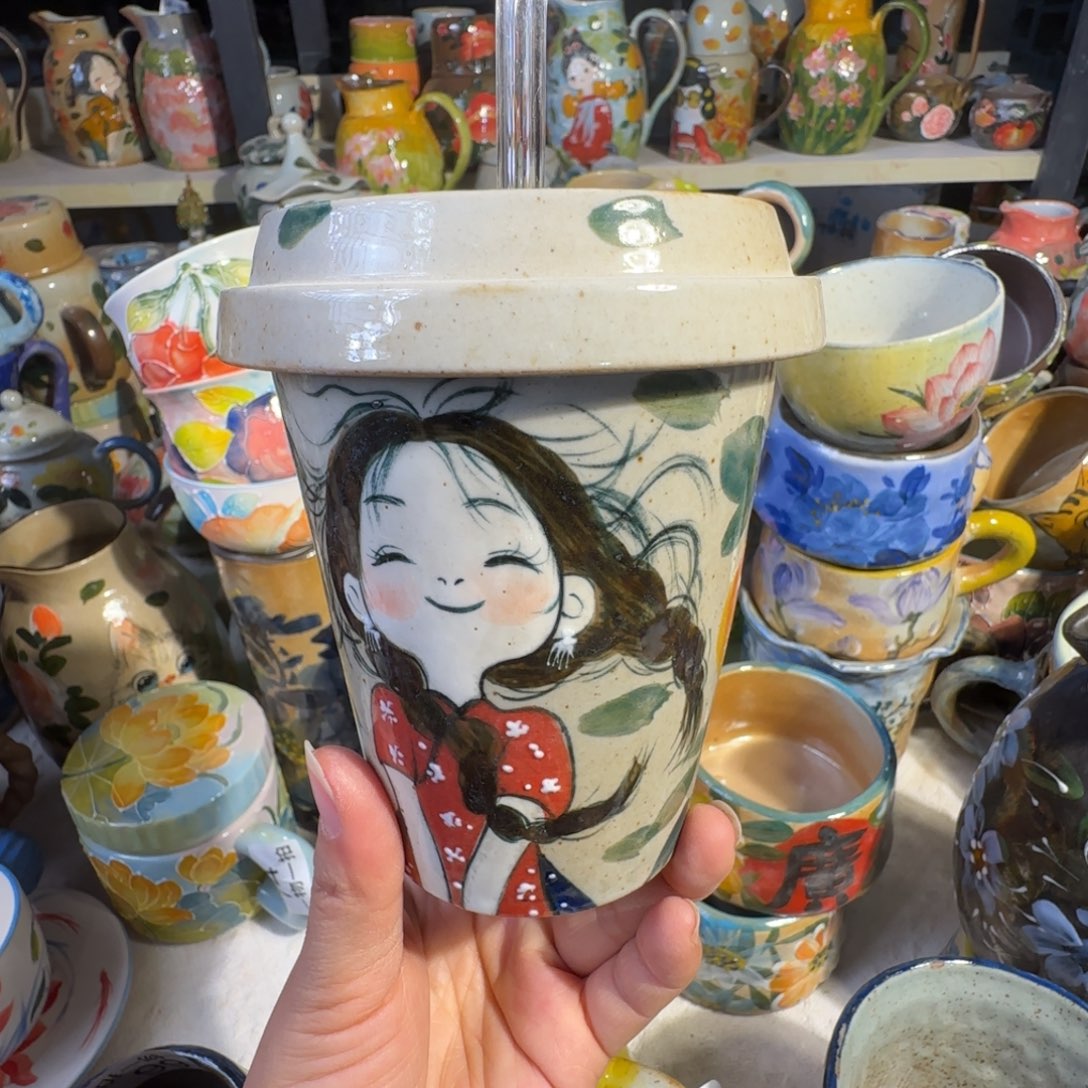 景德镇釉下彩陶瓷微瑕88