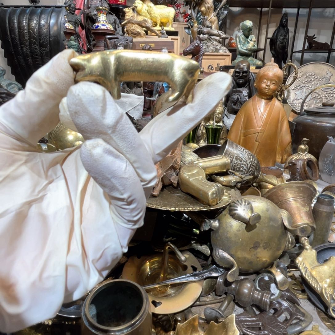 大阪回流铜器摆件11