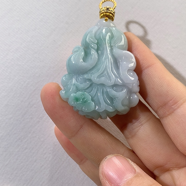 翡翠未镶嵌颈饰翡翠吊坠