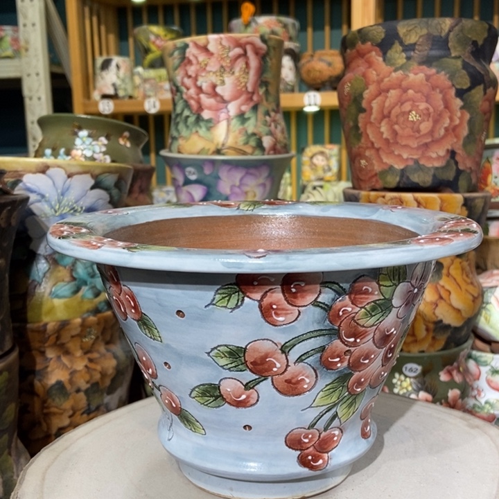 红陶景德镇艺术手绘作品