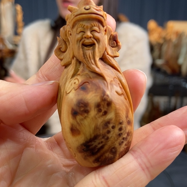 柏木（崖柏）手把件