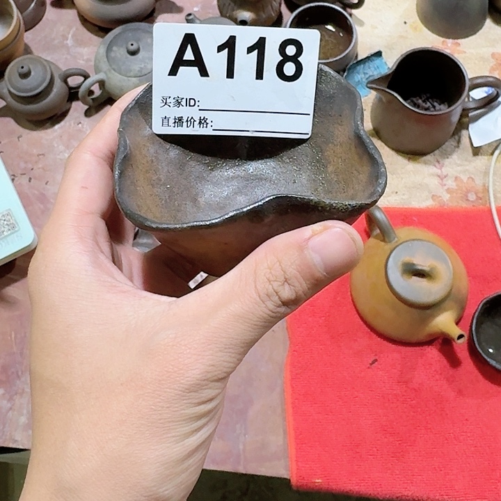 紫砂茶壶坭兴陶柴烧