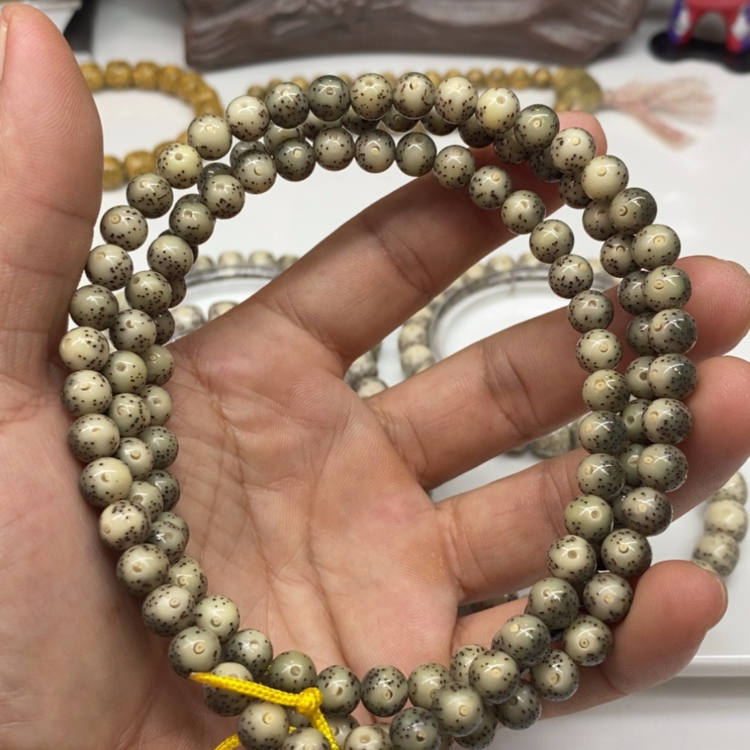 星月菩提手串7圆珠脖挂