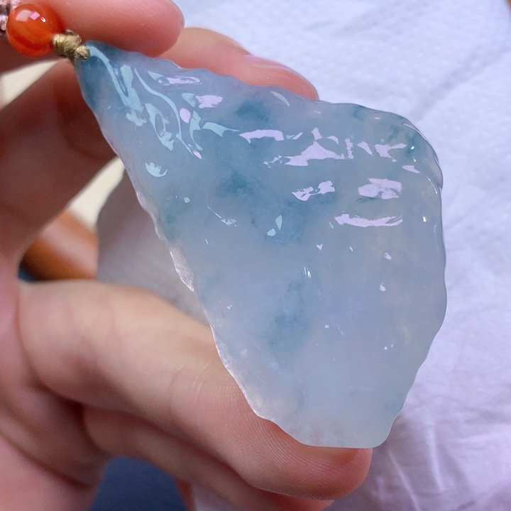 翡翠未镶嵌吊坠(不含链) 3577