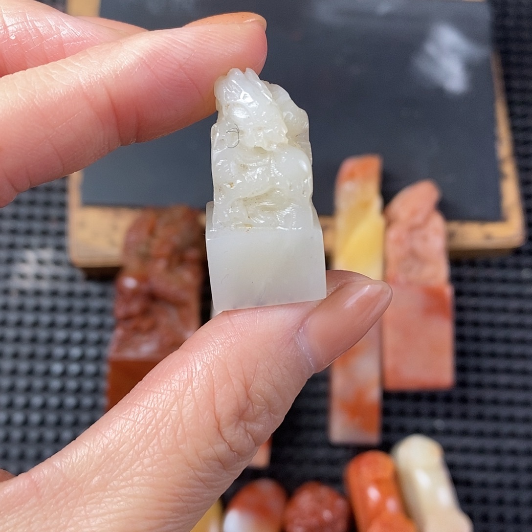 大***古老挝石现场直播手工制作