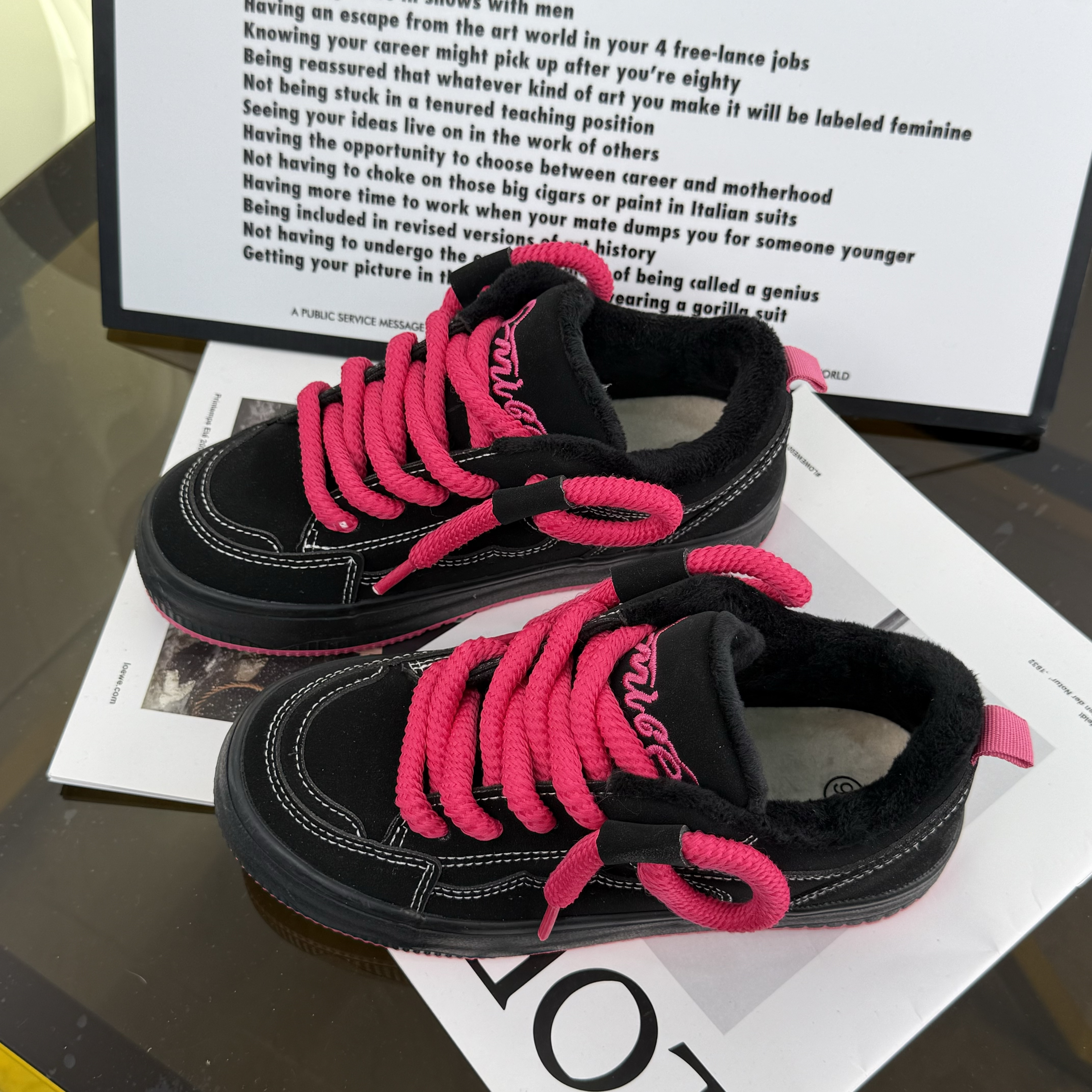 【小铭学长】2025新款设计感韩版系带运动鞋秋冬休闲百搭板鞋020