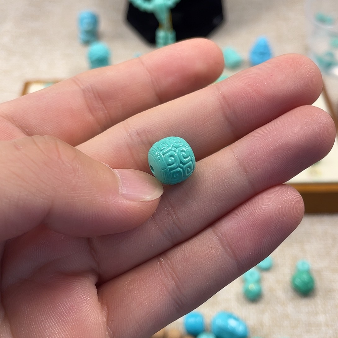 原生态湖北松配饰，直径11