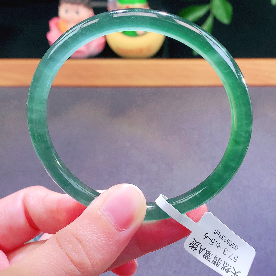 翡翠未镶嵌手镯天然翡翠
