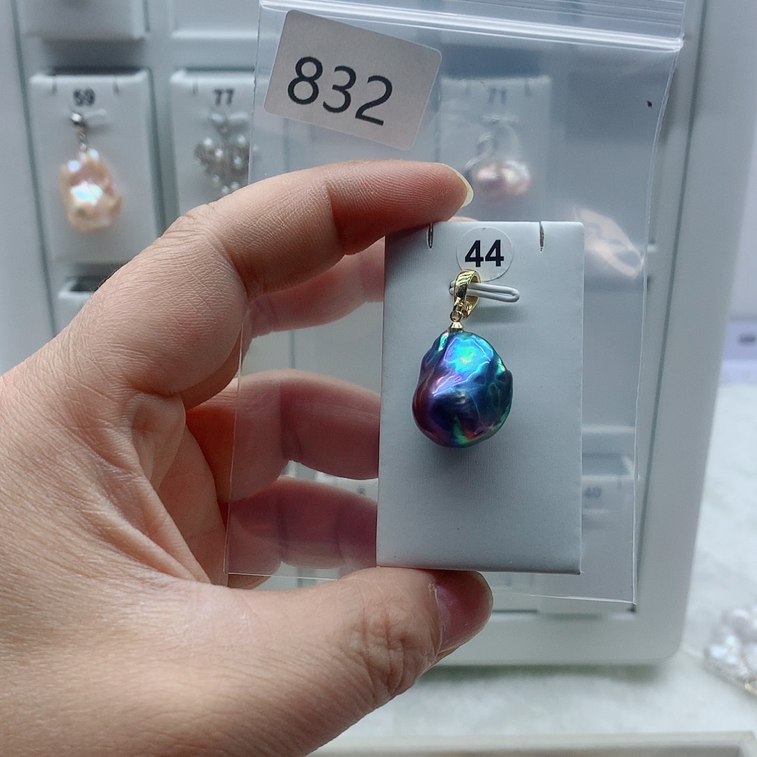 吊坠(不含链)合金淡水珍珠