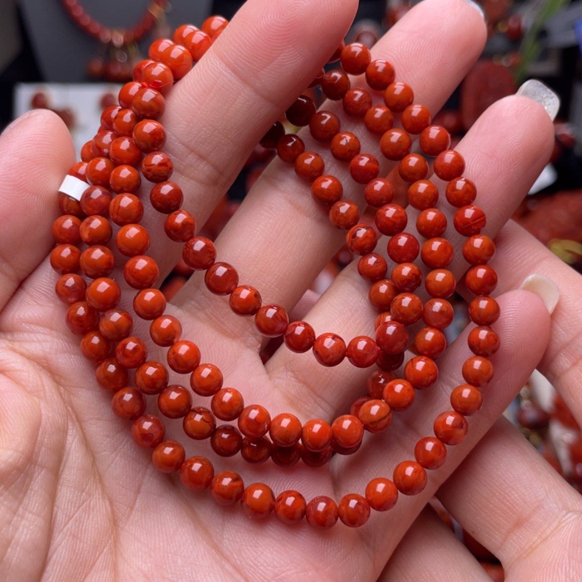 【闪购商品】南红玛瑙5➕满肉多圈未镶嵌