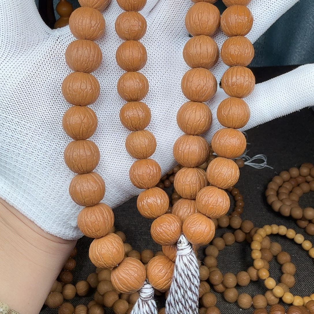 核桃手串/手链25颗籽聚宝盆