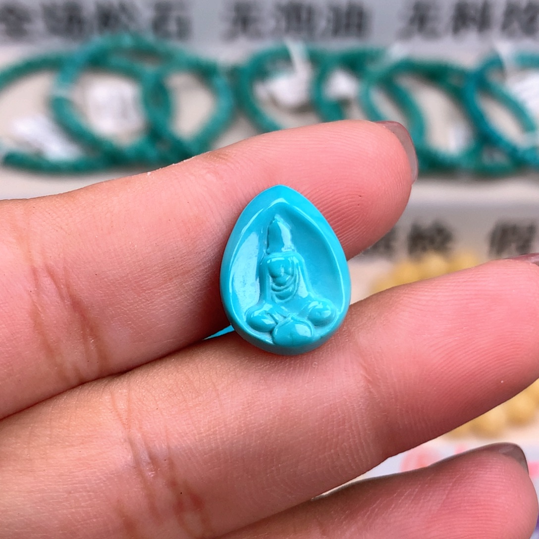 未镶嵌绿松石珠宝奇石