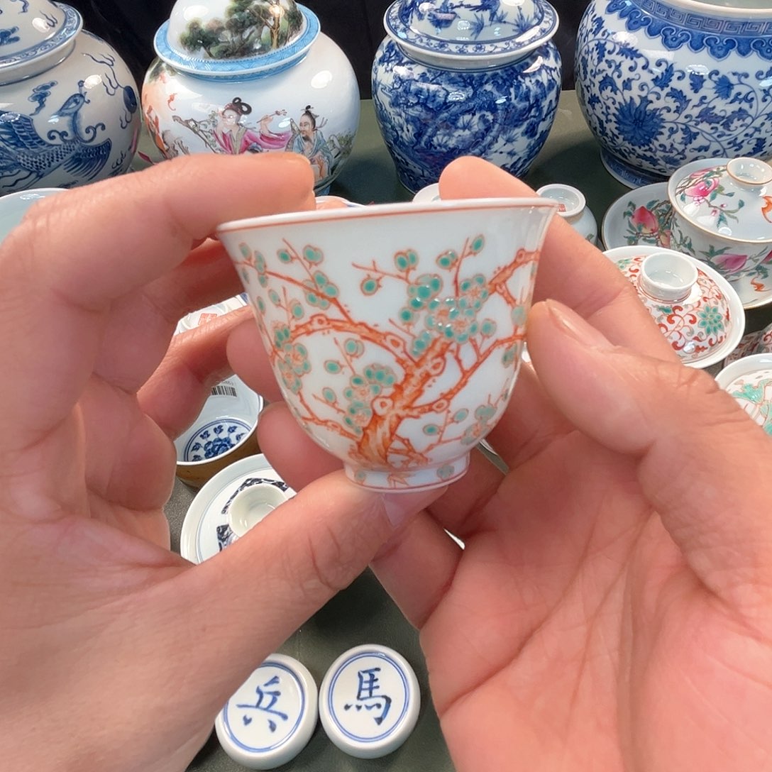 杯青花瓷器青花瓷器