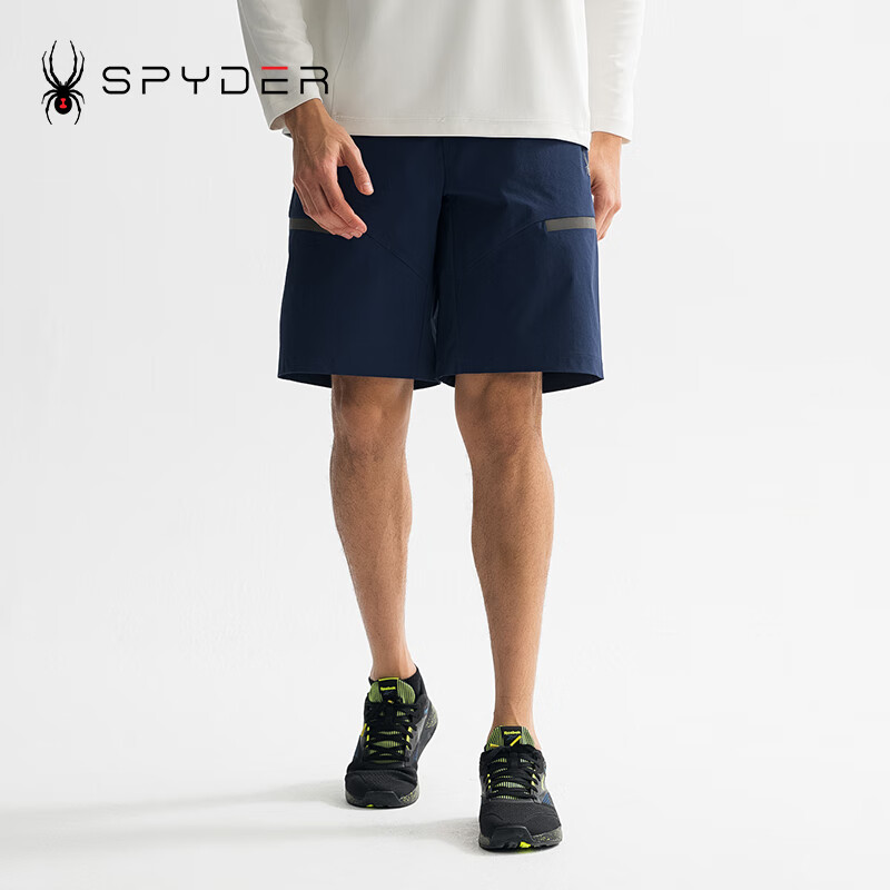 SPYDER夏季男子新品TRAINING轻薄透气户外休闲运动短裤25ES537M