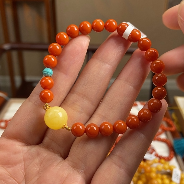 南红玛瑙手链未镶嵌南红7