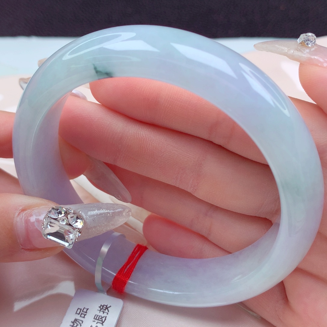 翡翠手镯未镶嵌天然缅甸翡翠A货手镯 14+ 21号