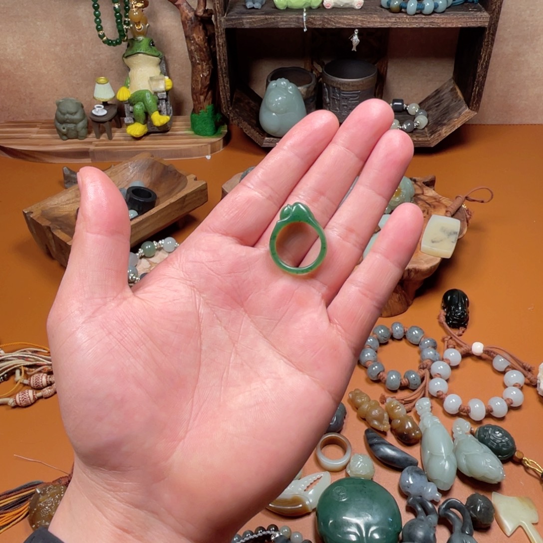 和田玉（糖玉）未镶嵌车挂